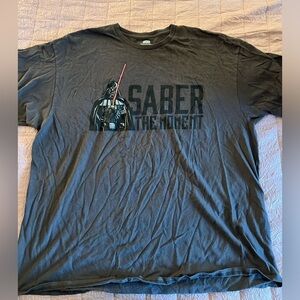 Saber the Moment Disney Star Wars Shirt XXL